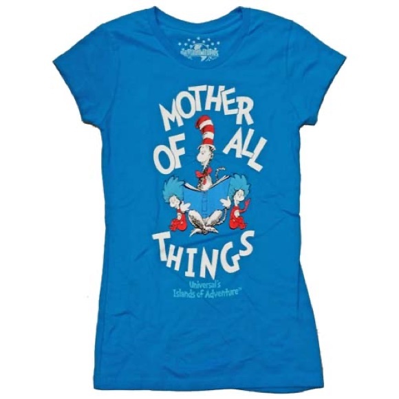 Universal Studios Dr Seuss Mother Of All Things T-shirt Cat In The Hat. - Picture 1 of 6